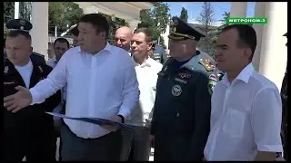 Министр МЧС России вместе с губернатором Вениамином Кондратьевым осмотрели прибрежную зону Сочи