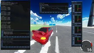 Custom C++ Vulkan game engine - vehicle physics demo