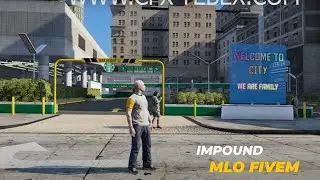 Impound MLO Fivem | Interior & map for Roleplay | Tebex mlo