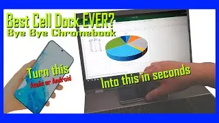 Best Portable Monitor Ever or Best Chromebook Ever? Dopesplay DR158W Lapdock Demonstration & Review