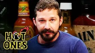 Shia LaBeouf Sheds a Tear While Eating Spicy Wings | Hot Ones