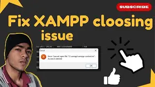 Fix XAMPP Closing Issues & Easy Integration of Bootstrap and jQuery