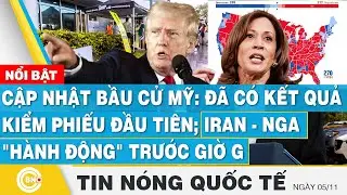 Tin nóng Quốc tế | Cập nhật Bầu cử Mỹ: Đã có kết quả kiểm phiếu đầu tiên; Iran - Nga 