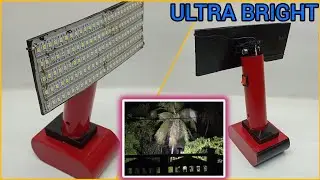 How To Make A Super Bright Led Light || DIY- High Power LED Flashlight