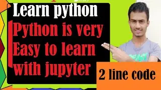 How to set up python, jupyter notebook and how to print in python