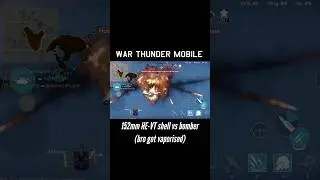 AuF1's 152mm HE-VT shell vs bomber - War Thunder Mobile