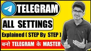 Telegram All Settings | Telegram Ki Sabhi Settings | Telegram all features 2021 ( HINDI ) |