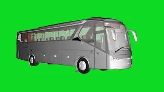 bus green screen effect video footage_4k & HD Video Clip