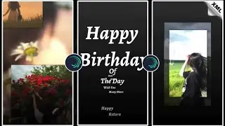 HAPPY BIRTHDAY 🎂🎈NEW TREND XML FILE PRESET💝 3D iCON EFFECT #alightmotion