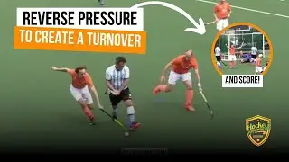 Reverse Pressure To Create A Turnover in Field Hockey | Hockey Performance Academy