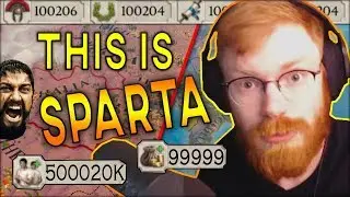 THIS IS WHY I DON'T PLAY IMPERATOR ROME! SPARTA ONLY WAR CHALLENGE! - TommyKay plays Imperator: Rome