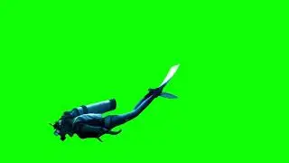 Diver Green Screen Effects