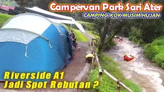 SPOT PALING REBUTAN ?? SARI ATER CAMPERVAN PARK RIVERSIDE TERBARU | CAMPING KELUARGA CIATER SUBANG