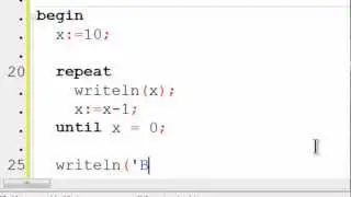Free Pascal Program Tutorial 8 - Repeat Until Loop - Lazarus