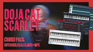 Making Beats with the Doja Cat Scarlet Chord and MIDI Pack 😈 FL Studio 21