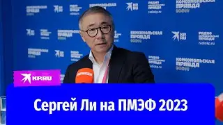Управляющий партнёр LeePrime Group (входит в состав AVA Group) Сергей Ли на ПМЭФ 2023