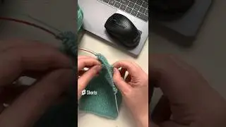 Двойная резинка спицами🌸 