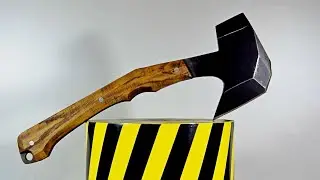 CAMPING AXE FROM A TRUCK SPRING