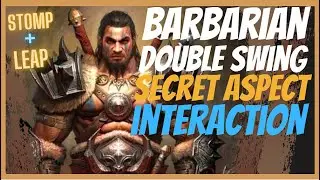 Diablo 4 Double swing Build update! Secret Aspect Interaction!!