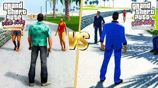 GTA VC Definitive Edition 🆚 GTA VC Next-Gen Edition | Violent Bull