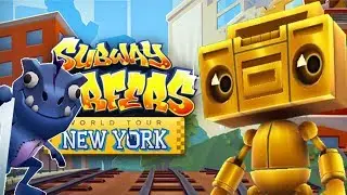 SUBWAY SURFERS GAMEPLAY FULLSCREEN - NEW YORK - DINO+BOOMBOT AND 60 MYSTERY BOXES OPENING