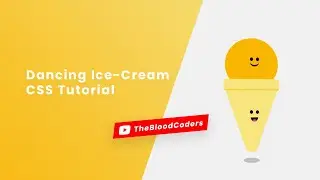 Dancing Ice Cream animation Using HTML & CSS