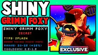 New BEST STARTER In Five Nights TD?! (SHINY GRIMM FOXY)