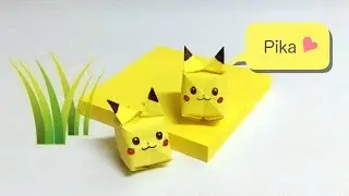 Pikachu Sticky Note - Post-it Note Origami