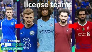 Primer League License In PES 2021 with Kits and logos | Real Let's Game