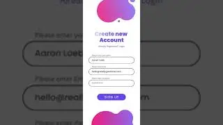 Login & Signup With flutter and Dart