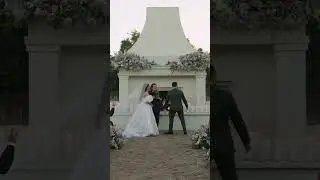 Groom can barely make it through his vows 🤣 #wedding #weddingblooper #bride #groom