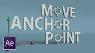 Быстрое расположение якорной точки в нужной позиции в After Effects