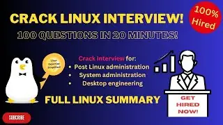 Crack any Kali Linux Interview  : 100 questions and answers