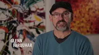 Abstract Artist Glenn Farquhar Talks about Artist Paints