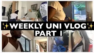 WEEKLY UNI VLOG TEIL 1✨I PRÄSENTATION VORBEREITEN, IKEA, SPORT & HAUSARBEIT VORBEREITEN