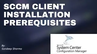 SCCM CLIENT PUSH PREREQ | BEST SCCM Tutorial