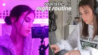 productive but realistic night routine 2022