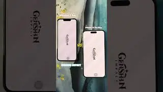 Comparison iPhone 14 Pro Max & iPhone 13 Pro-Genshin Impact 