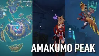 Amakumo Peak Luxurious Chests & Electroculi Full Walkthrough [Genshin Impact 2.1]
