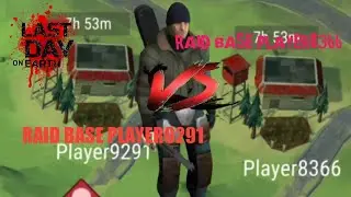 MY DOUBLE UNLUCKY RAID..!! | RAID BASE PLAYER9291 AND PLAYER8366 | LAST DAY ON EARTH