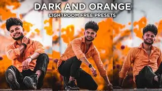 Lightroom photo editing | dark and orange effect editing tutorial in mobile