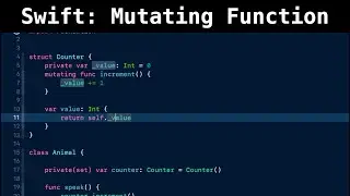 Swift: Mutating Function