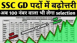 SSC GD Normalization में कितने marks बढ़ेंगे || SSC GD Merit marks analysis || ssc gd cut-off marks