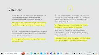 9-Strengths Interview Initial Analysis