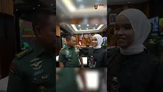Keakraban Kasad dan Putri Ariani di Mabesad