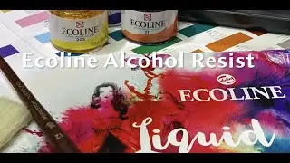 Ecoline Liquid Watercolor Alcohol Resist