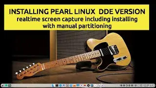 Live Install with manual partitioning of PearlDDE