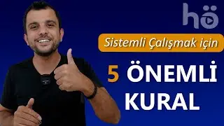 Planlı Çalışmak için 5 ÖNEMLİ KURAL - Sürpriz Hediye - Murat AKSEL