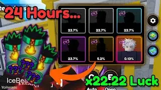 Speding 24 Hours Hatching in Anime Champions Simulator!