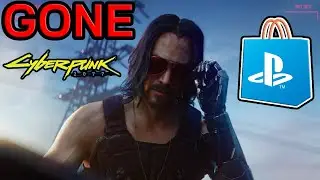 Cyberpunk 2077 is GONE From Playstation Store! CRAZY! PS4 & PS5 Cyberpunk 2077 News CDPR & Sony